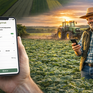 Со АГРИМАК евидентирај активности и имај целосна контрола на твојата фарма